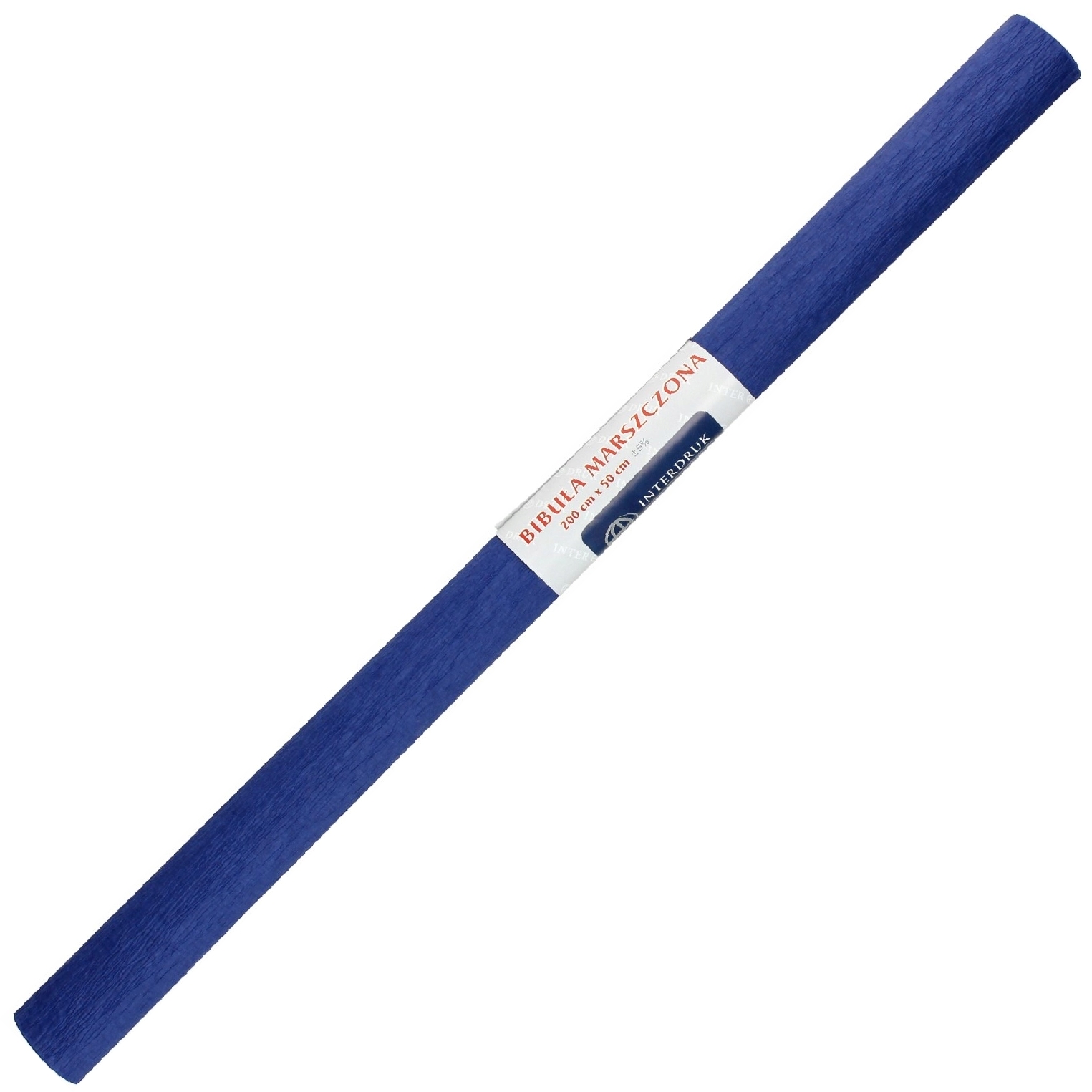 Bibuła marszczona granatowa 