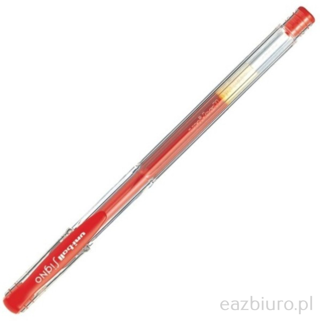Długopis żelowy um-100, czerwony, uni | biuroweokazje.pl | Wybierz i kup!