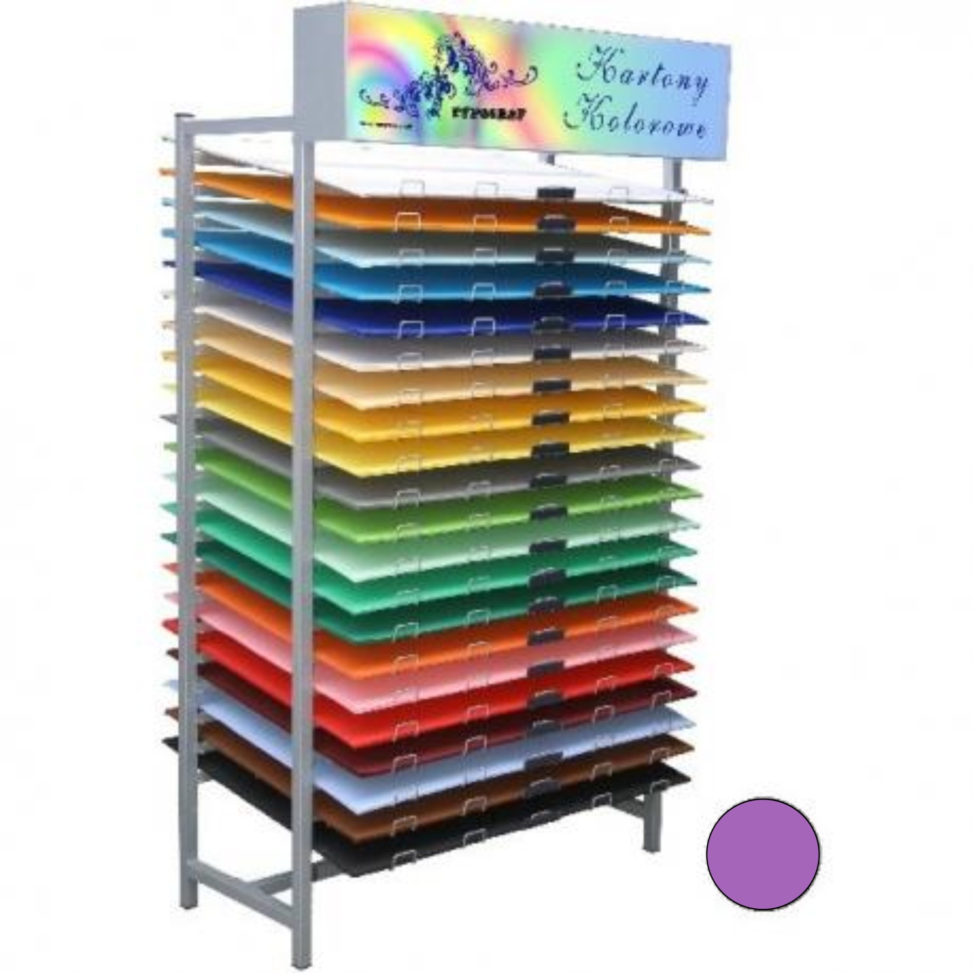 Karton 230 g 50x70 fioletowy Typograf | biuroweokazje.pl | Zamów już dziś!