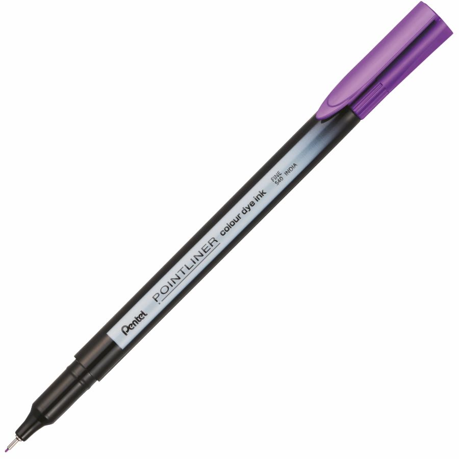 Cienkopis Pointliner colour Pentel liliowy | biuroweokazje.pl | Kup teraz