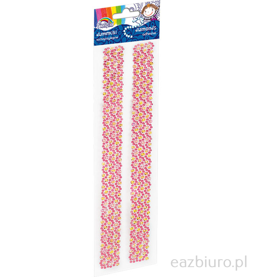 Diamenciki samoprzylepne Fiorello gr- ds081-3 różowo-złote | biuroweokazje.pl | Kup sprytnie!