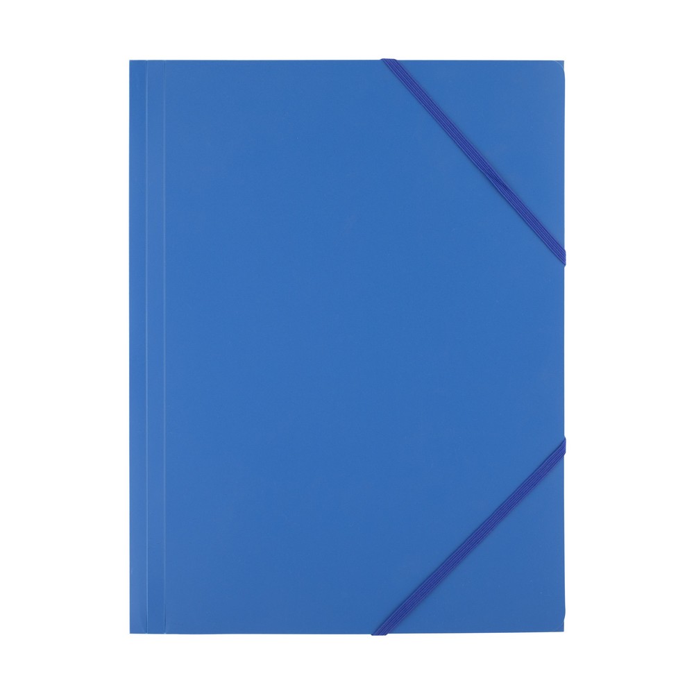 Teczka D Rect Plastikowa z gumką niebieska | biuroweokazje.pl | Zamów już dziś!