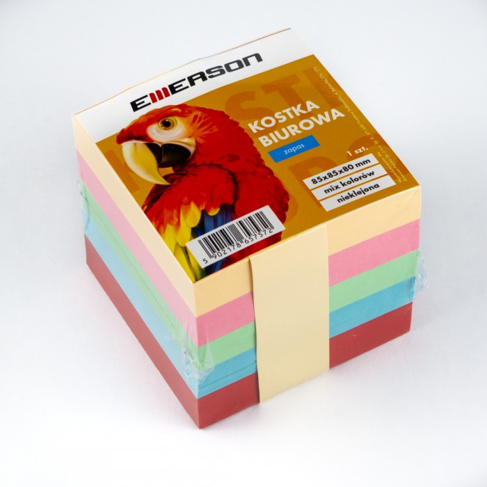 Kostka kolorowa 85x85x80 nieklejona | biuroweokazje.pl | Wybierz najlepsze!