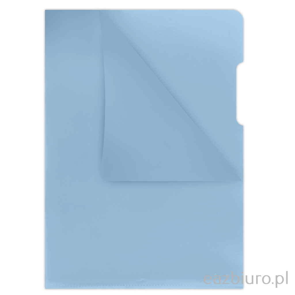 Obwoluta Donau typu l, pp, A4, krystaliczna, 180 mic, niebieska | biuroweokazje.pl | Kup już teraz!