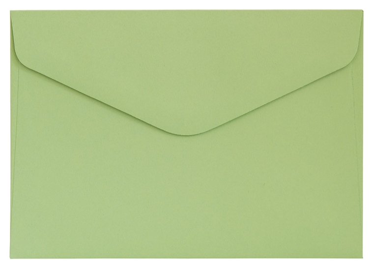 Koperta ozdobna C6 gładka satynowana jasnozielona 130 g/m2 zestaw 10 sztuk | biuroweokazje.pl | Dodaj do koszyka!