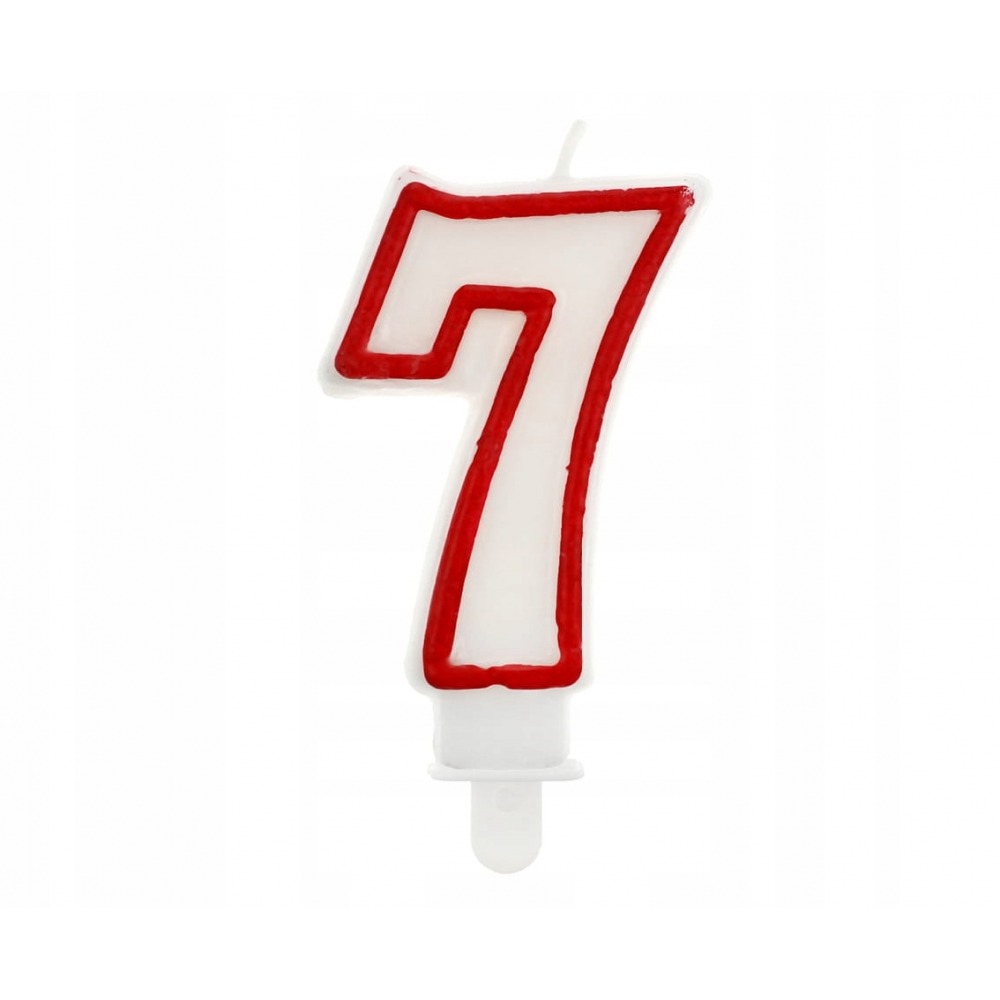 Świeczki urodzinowe cyfra 7 do biura | biuroweokazje.pl | Dodaj do koszyka!