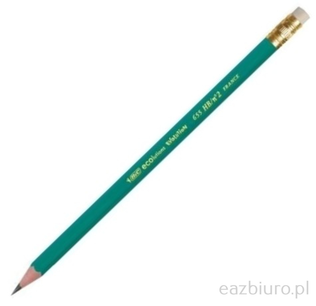 Ołówek Bic ecolutions evolution hb z gumką | biuroweokazje.pl | Wybierz mądrze!