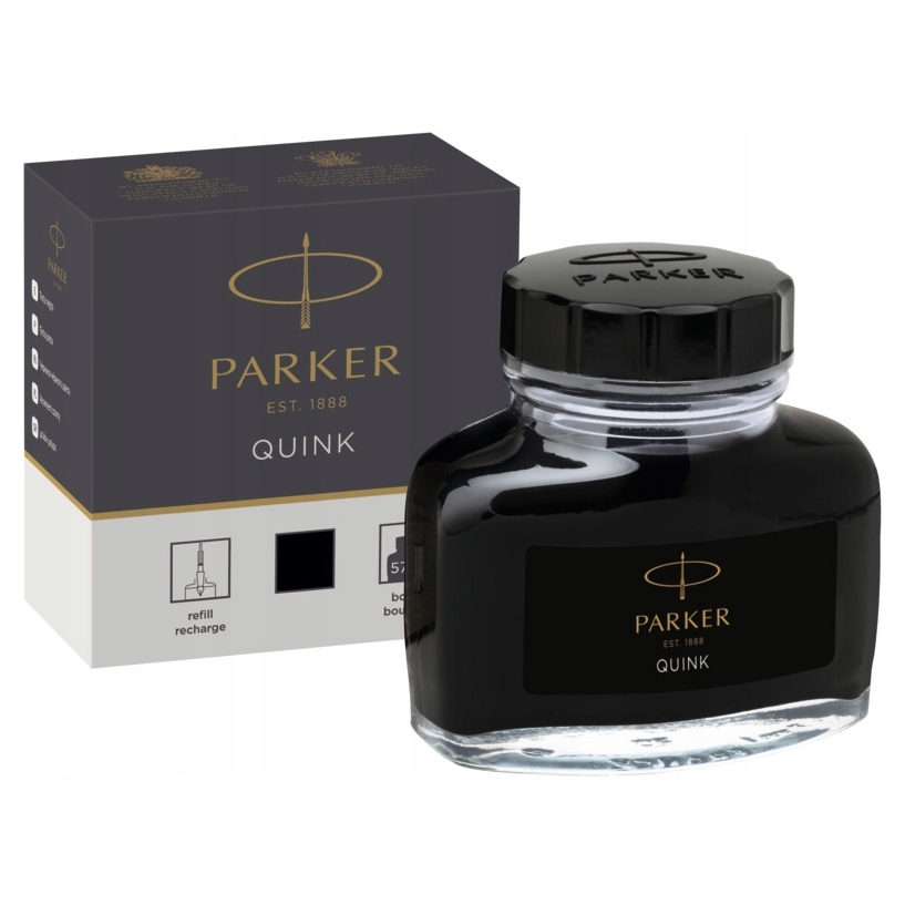 Atrament Parker Quink czarny 57 ml | biuroweokazje.pl | Wybierz najlepsze!