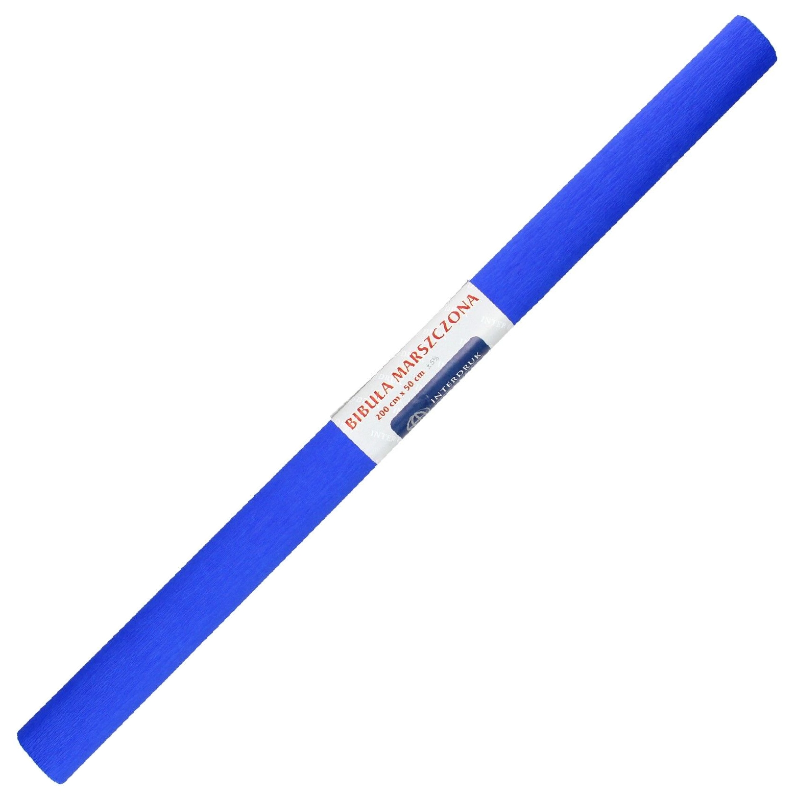 Bibuła marszczona niebieska 