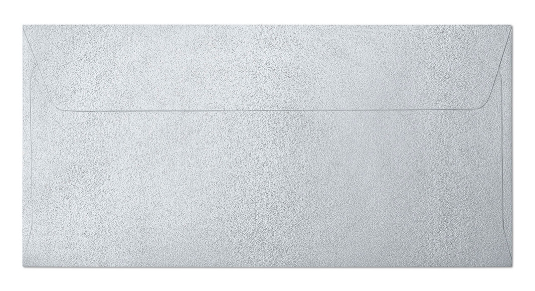 Koperta DL pearl srebrny 120 g zestaw 10 sztuk | biuroweokazje.pl | Wybierz i kup!