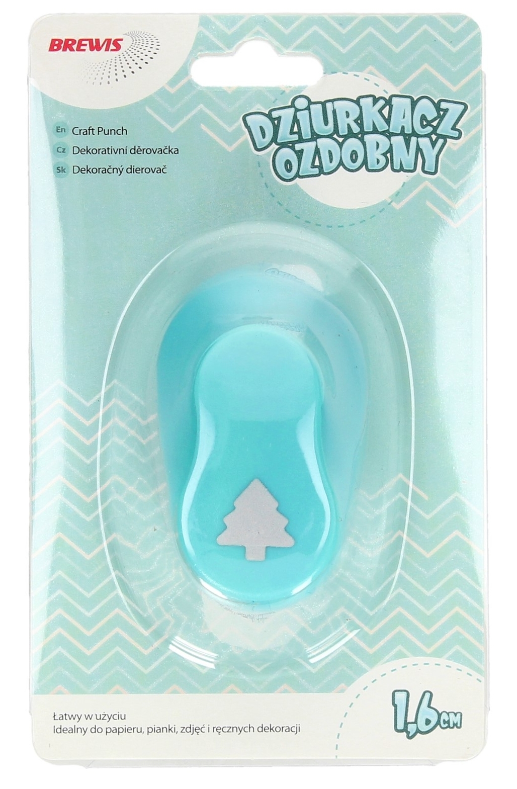 Dziurkacz ozdobny 1,6 cm choinka | biuroweokazje.pl | Zamów wygodnie!