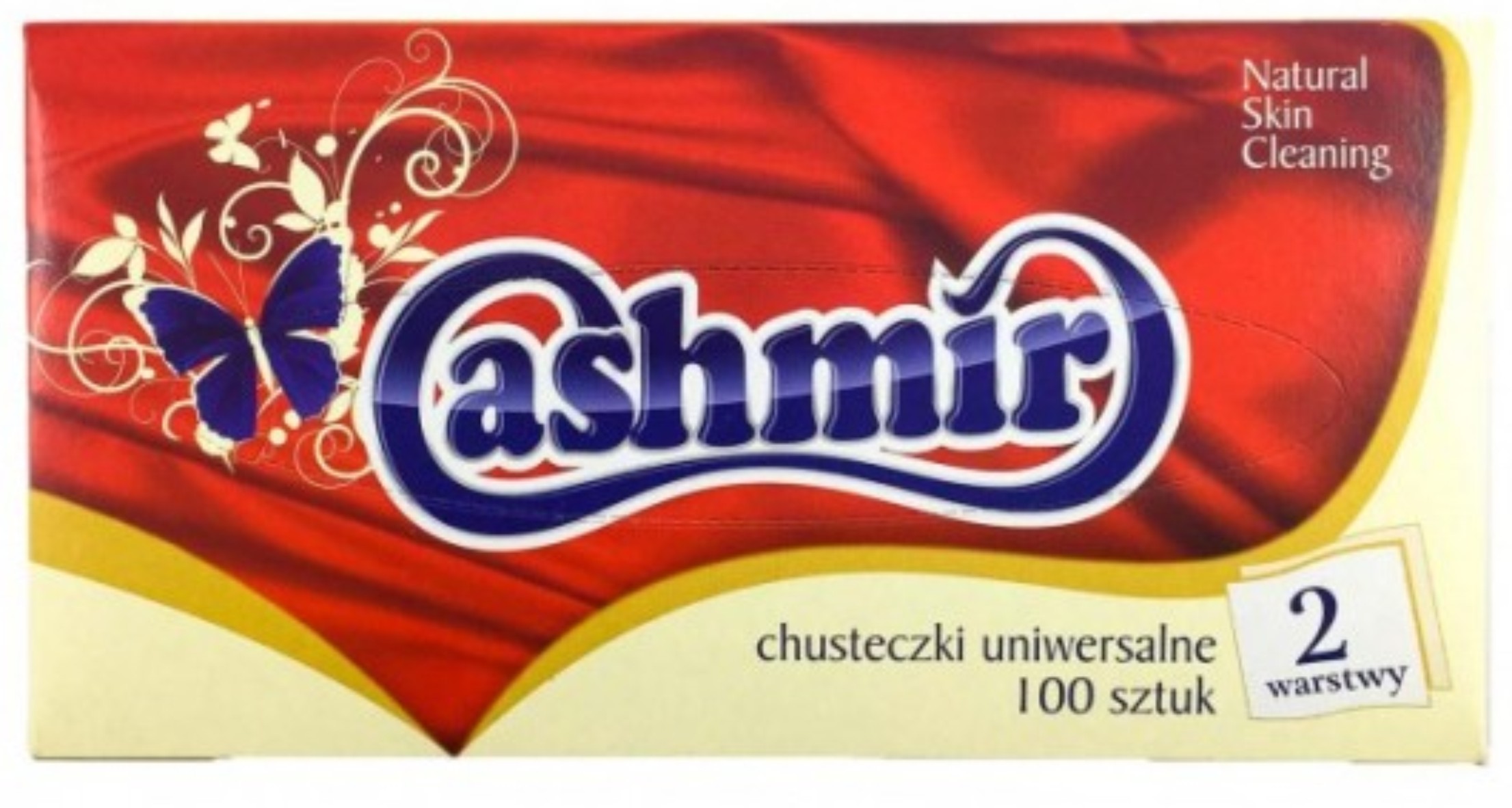 Chusteczki w kartoniku Cashmir 100 szt 2w | biuroweokazje.pl | Postaw na pewny wybór