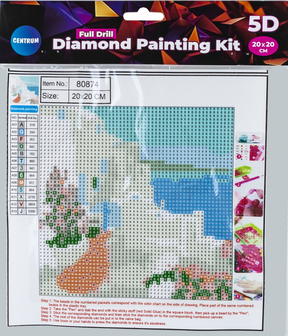 Mozaika diamentowa pełna 20x20 cat&lake | biuroweokazje.pl | Weź zanim zniknie!