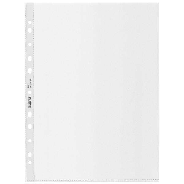 Koszulka recycle A4, pp 100 mic. opakowanie zestaw 100 sztuk | biuroweokazje.pl | Kup bez ryzyka!