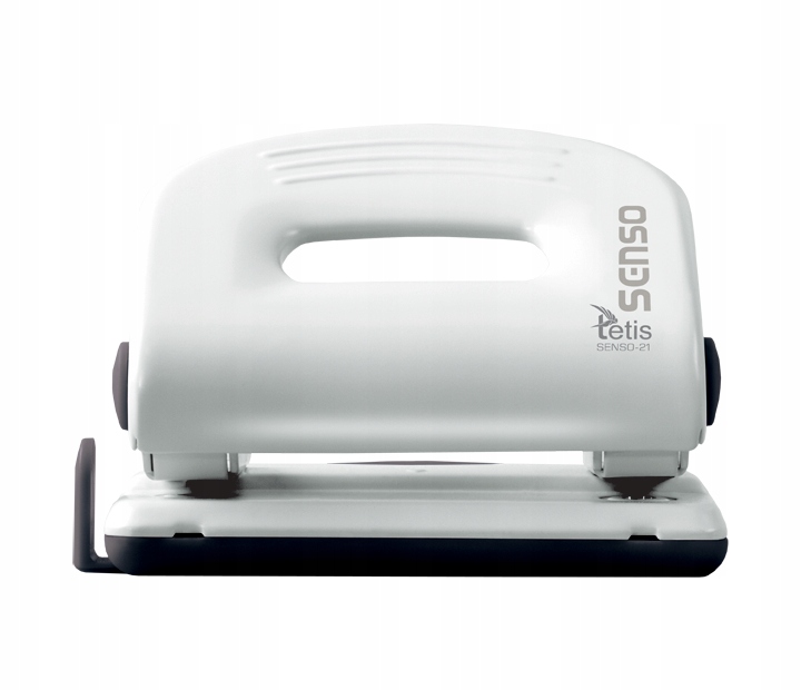 Dziurkacz senso metalowy 21 biało-czarny | biuroweokazje.pl | Sprawdź cenę!