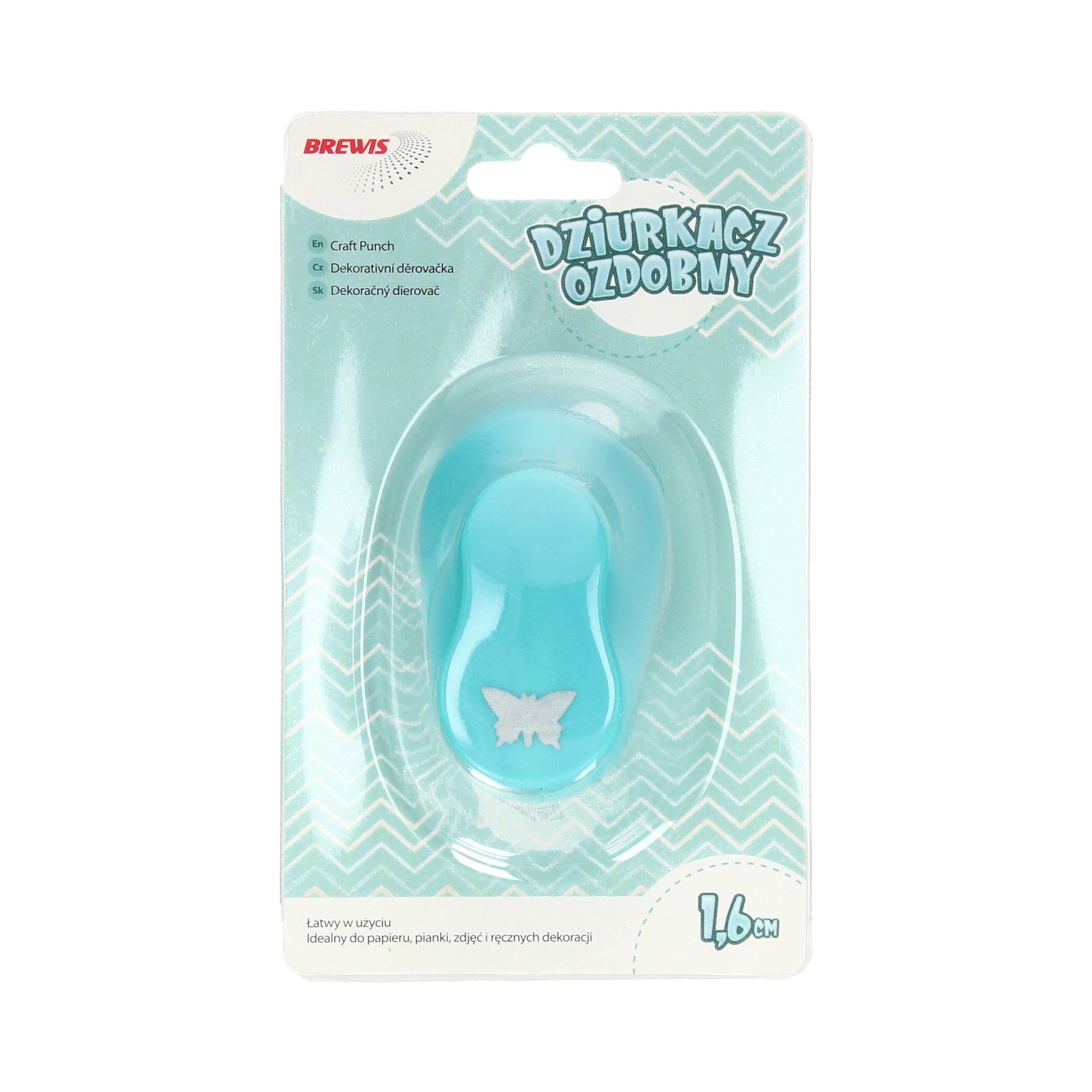 Dziurkacz ozdobny 1,6 cm motylek | biuroweokazje.pl | Kup od razu!