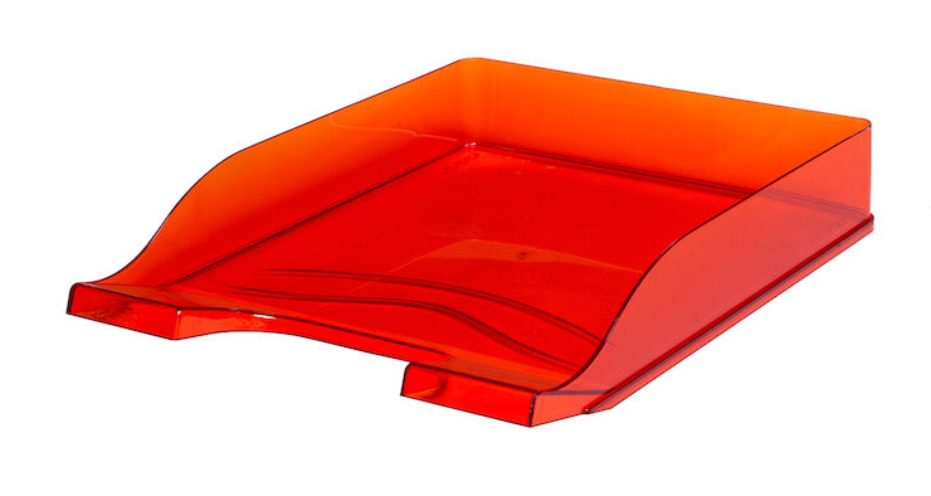 Szuflada Bantex przezroczysta czerwona | biuroweokazje.pl | Postaw na jakość!