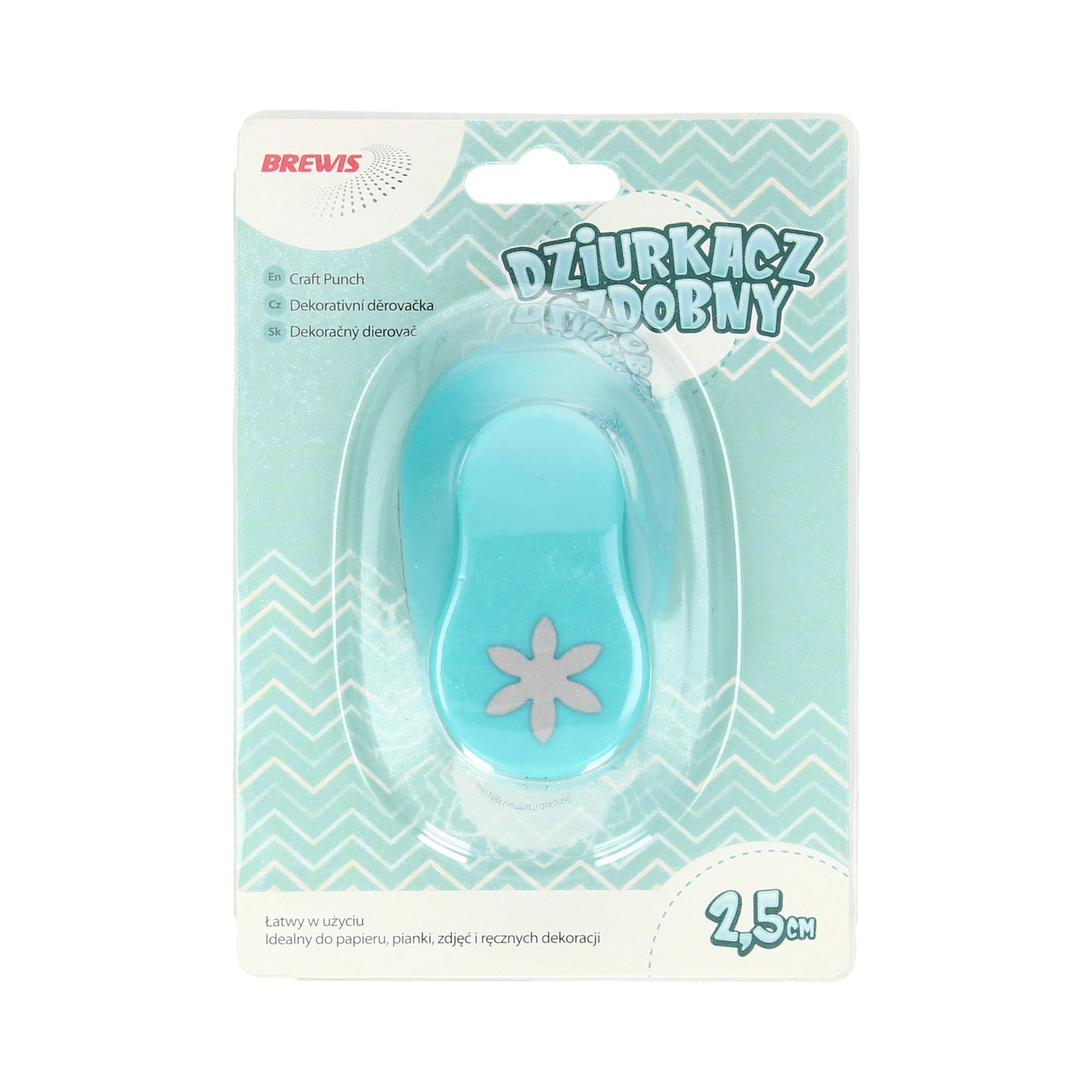 Dziurkacz ozdobny 2,5 cm kwiatek 3 | biuroweokazje.pl | Działaj śmiało!