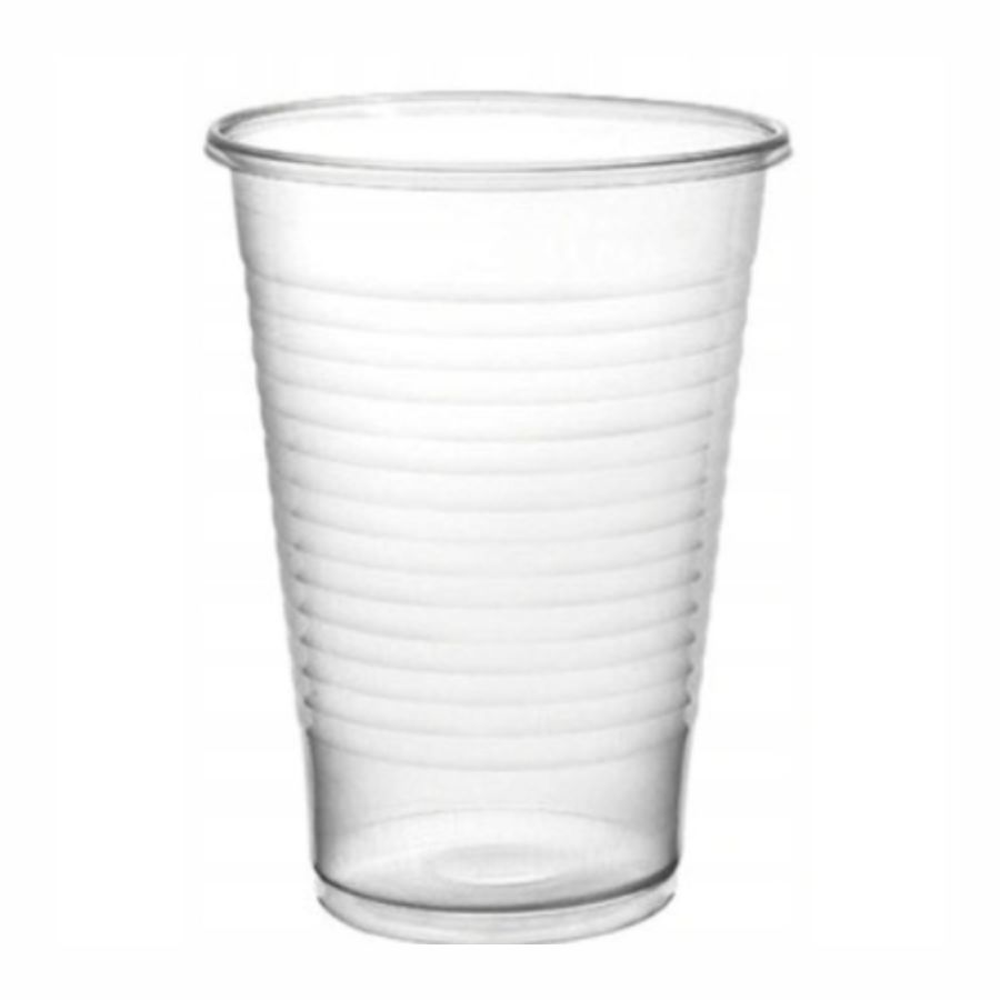 Kubki plastikowe wielokrotnego użytku 200 ml przeźroczyste zestaw 100 sztuk. | biuroweokazje.pl | Działaj śmiało!