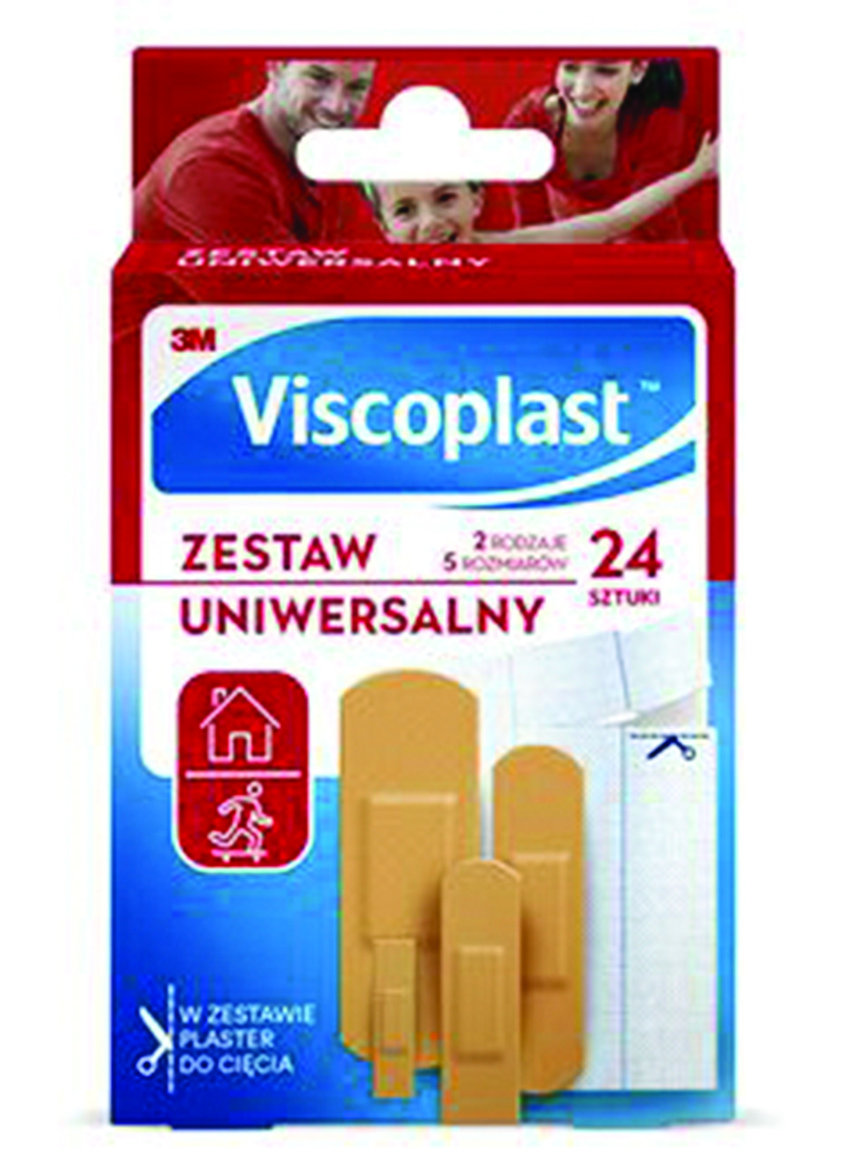 Zestaw Plastrów Viscoplast uniwersalny 20 sztuk | biuroweokazje.pl | Zamów od ręki!