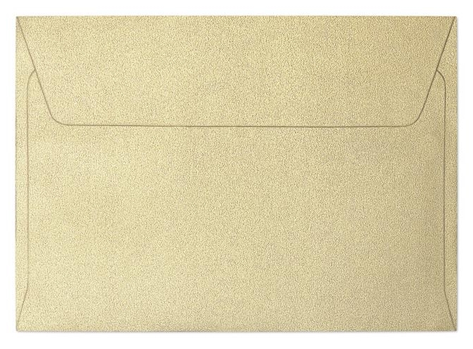 Koperta C6 pearl złoty zestaw 10 sztuk 120 g | biuroweokazje.pl | Zamów szybko!