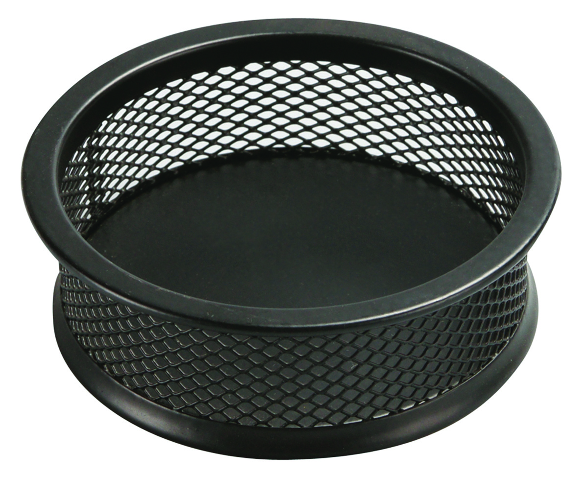 Pojemnik na spinacze okrągły czarny | biuroweokazje.pl | Zamów bezpiecznie!
