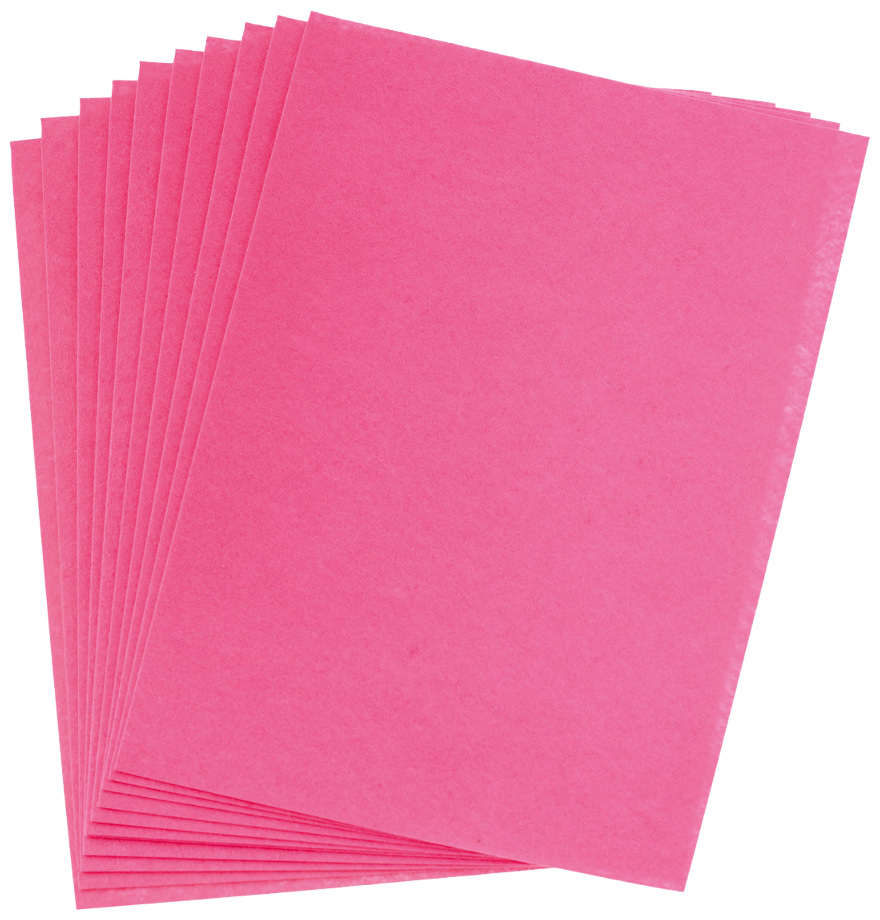 Filc dekoracyjny A4 1 mm różowy zestaw 10 sztuk | biuroweokazje.pl | Zamów już dziś!