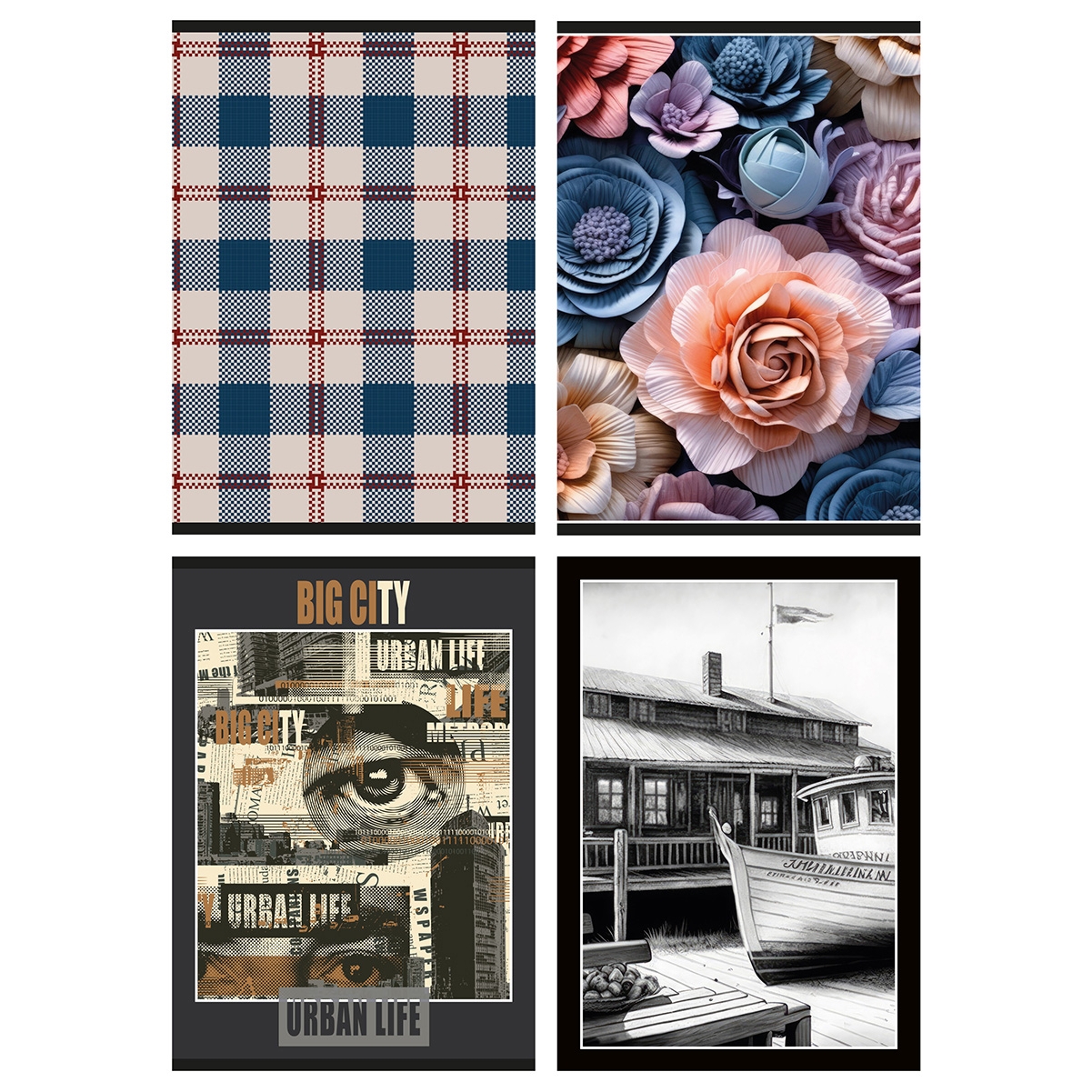 Zeszyt A5 80k kratka Gimboo | biuroweokazje.pl | Nie przegap promocji