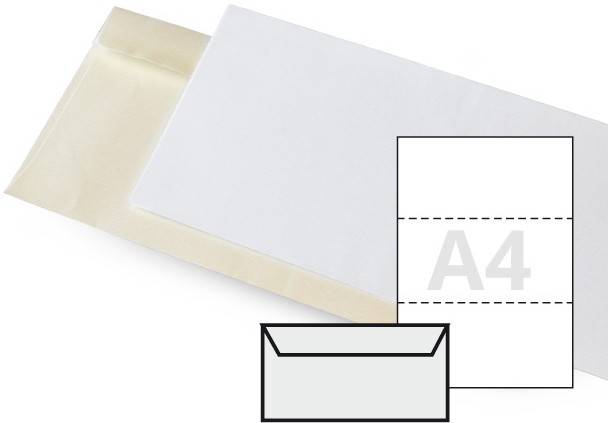 Koperta ozdobna DL millenium kremowy 120g 10szt. | biuroweokazje.pl | Sprawdź nasz hit