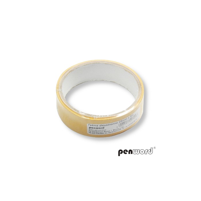 Taśma dwustronna 25 mm 5 m do biura | biuroweokazje.pl | Kup sprytnie!