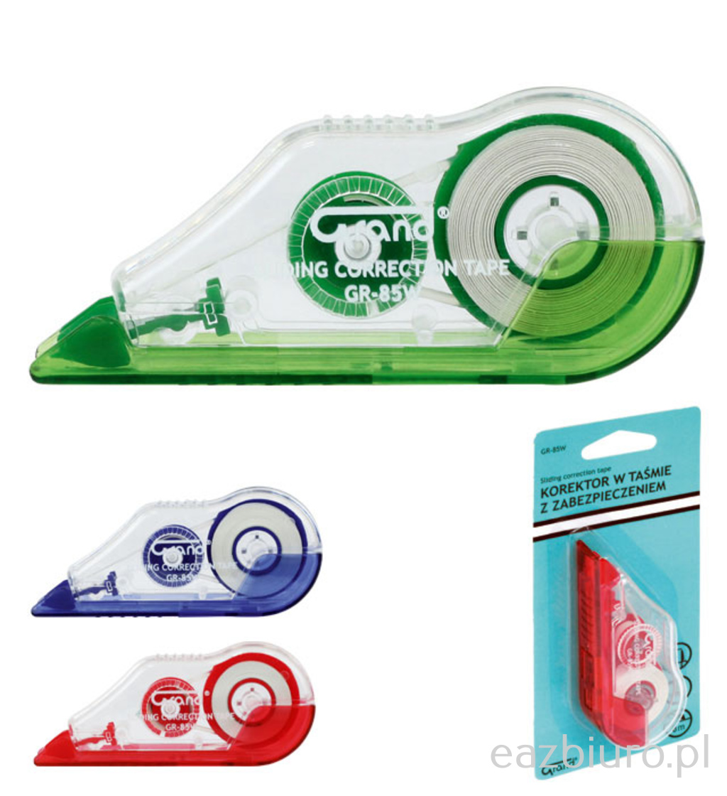 Korektor Grand gr-85w w taśmie 5mmx8 m | biuroweokazje.pl | Nie przegap!