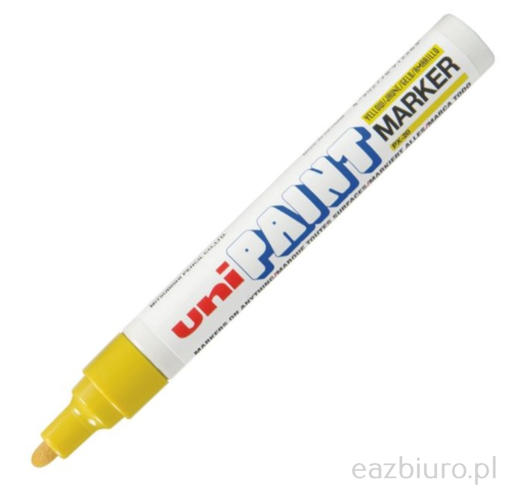 Marker olejowy px-20, żółty, uni | biuroweokazje.pl | Zamów online!