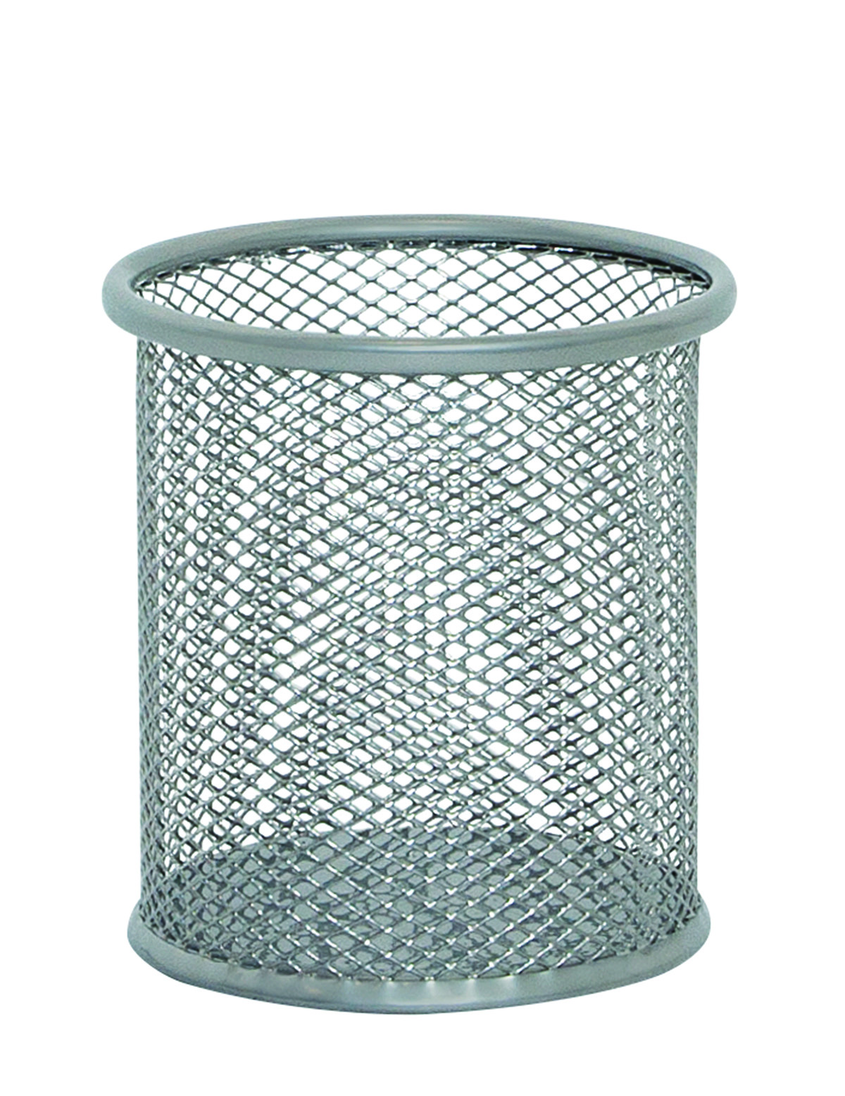 Pojemnik na długopisy srebrny do biura | biuroweokazje.pl | Kup z dostawą!