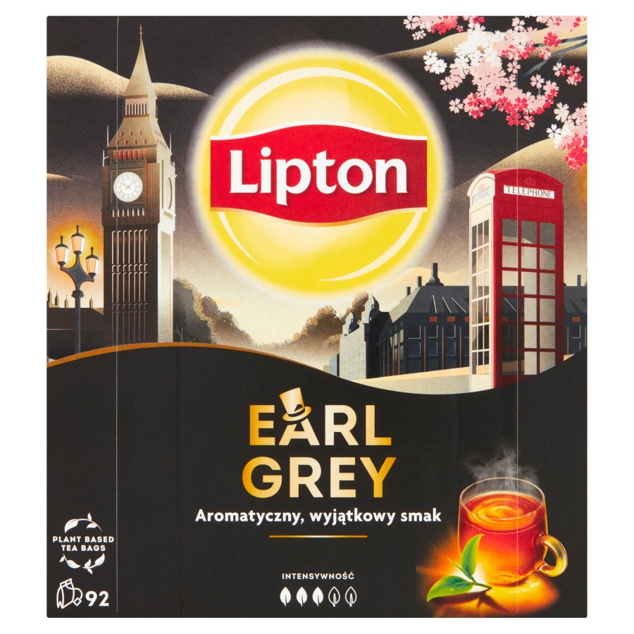 Herbata Lipton earl grey 92 torebki | biuroweokazje.pl | Zamów online!