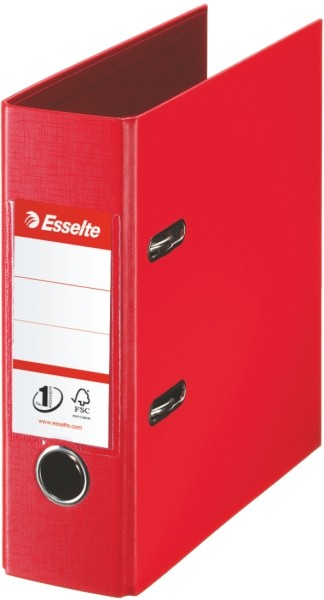 Segregator Esselte no1 vivida, A5 75 mm, czerwony | biuroweokazje.pl | Wybierz i kup!