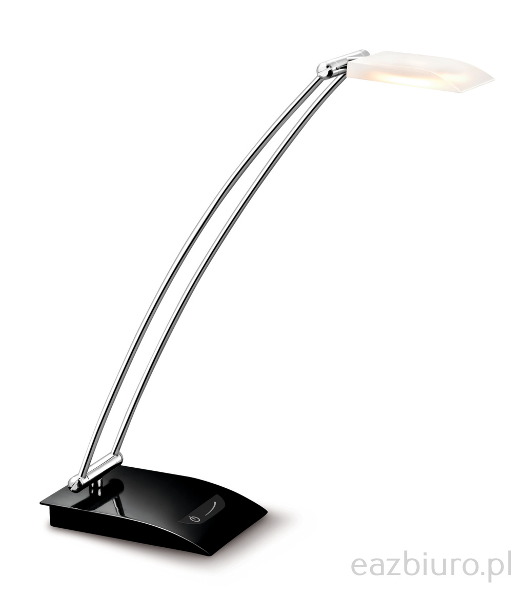Lampka na biurko Cep cled200 8 5w czarno-srebrna | biuroweokazje.pl | Zamów błyskawicznie!