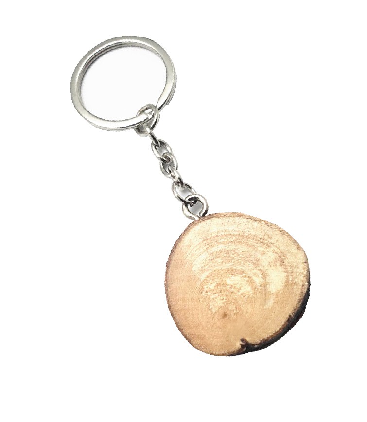 Brelok drewniany pieniek spalik | biuroweokazje.pl | Weź okazję!