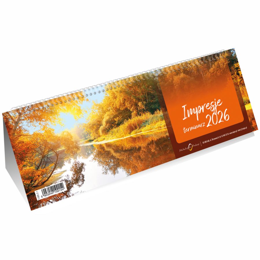 Kalendarz impresje - ze spiralką t-095-2-1 -- towar sezonowy dostępny tylko do wyczerpania | biuroweokazje.pl | Weź najlepsze!