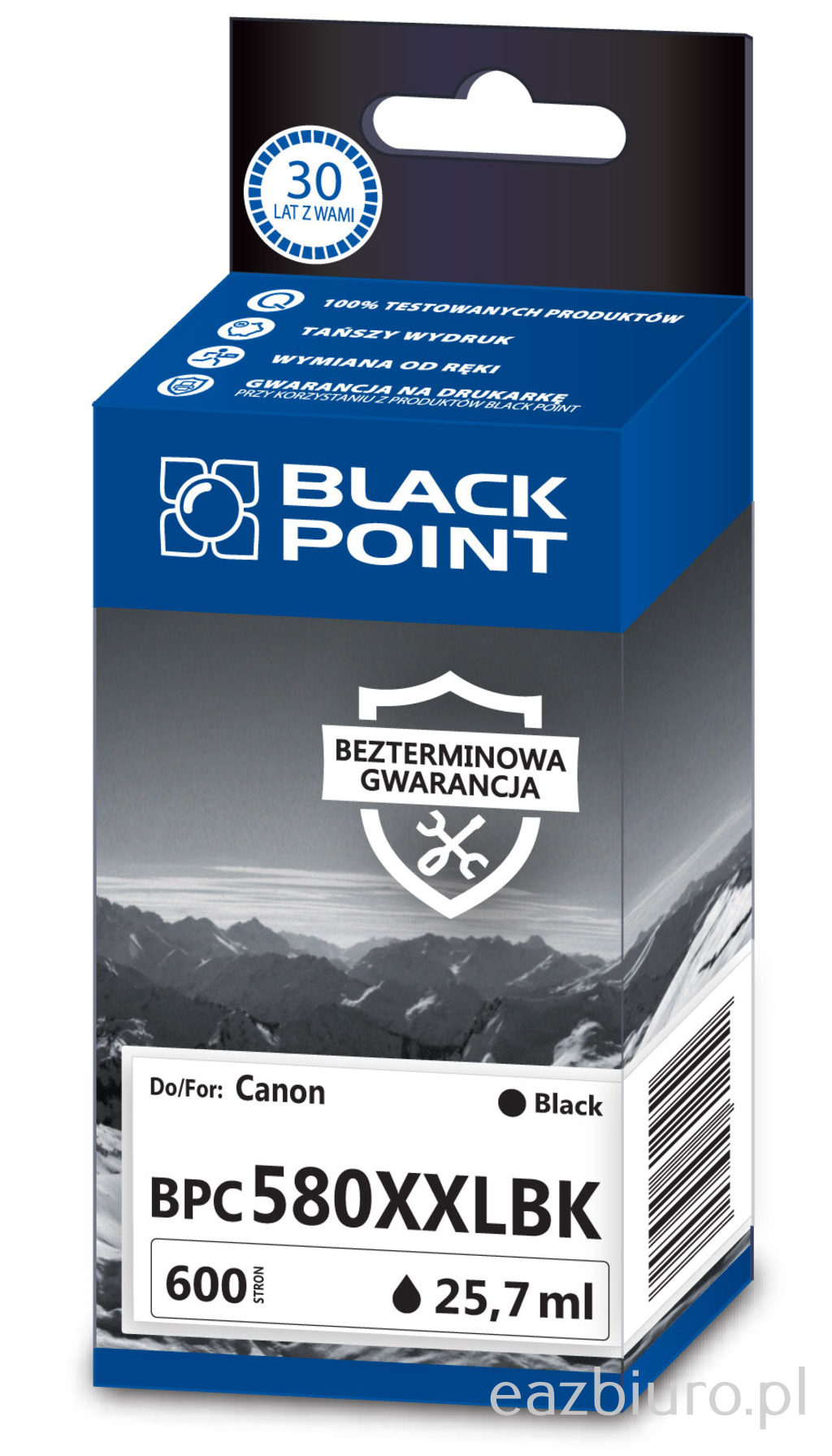 Cartrige Canon Black Point pgi-580pgbkxxl | biuroweokazje.pl | Nie przegap promocji