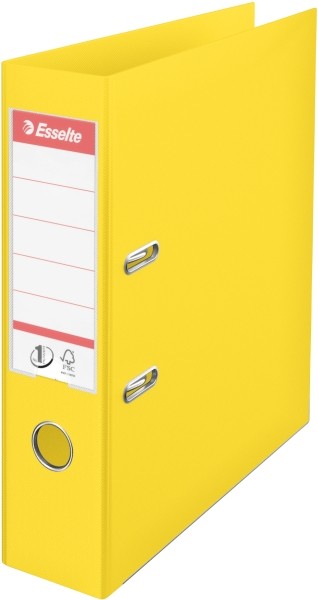 Segregator Esselte vivida no1, A4, A4 75 mm, żółty | biuroweokazje.pl | Zamów online!