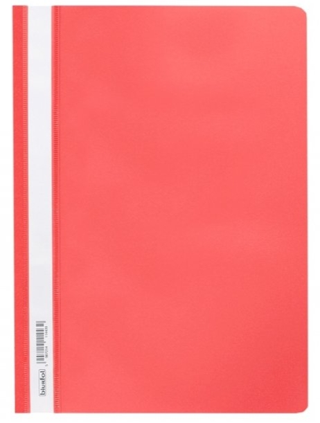 Skoroszyt Plastikowy miekki czerwony | biuroweokazje.pl | Weź najlepsze!