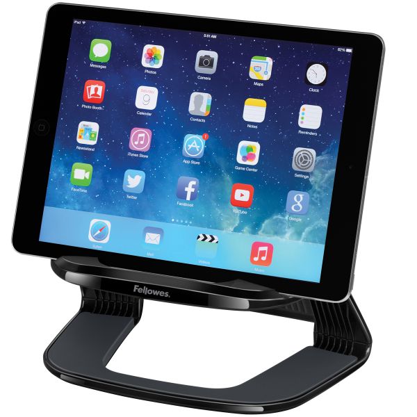 Podstawka pod tablet Ispire czarna | biuroweokazje.pl | Skorzystaj dziś!