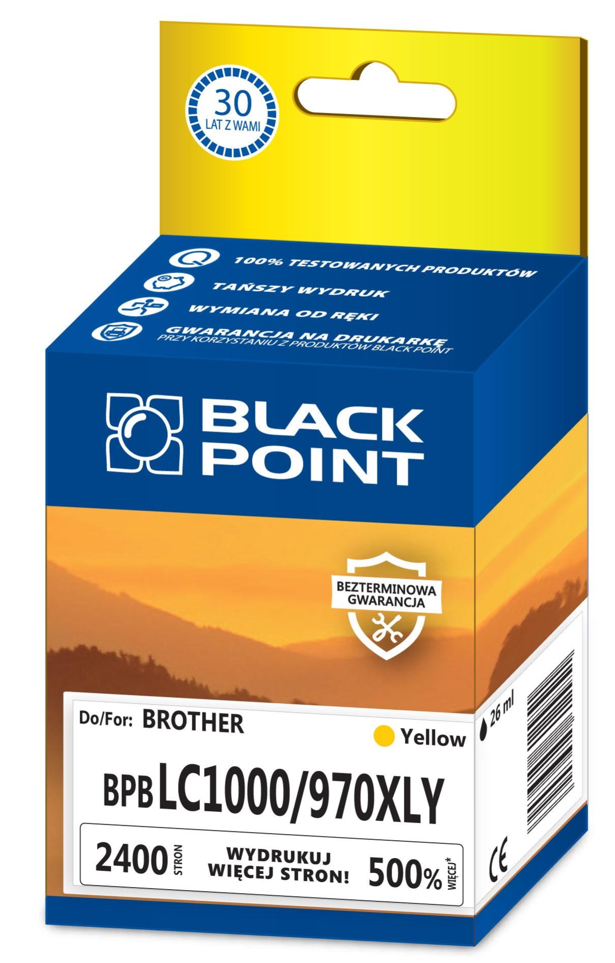 Cartrige -Brother lc970y yellow Black Point | biuroweokazje.pl | Sięgnij po najlepsze