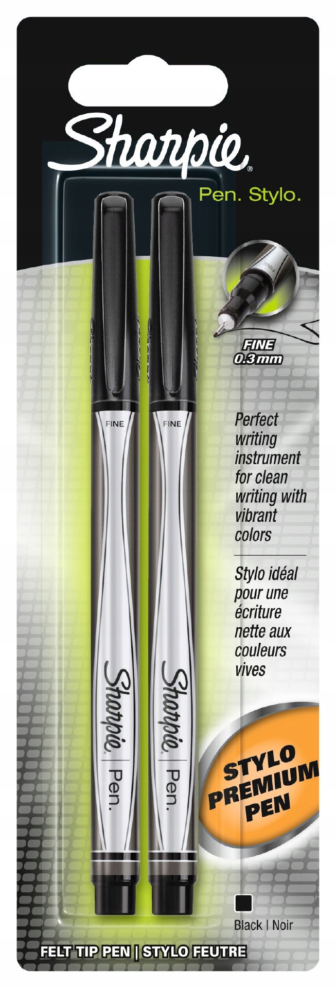 Cienkopis Sharpie pen czar. 2 szt | biuroweokazje.pl | Postaw na pewny wybór