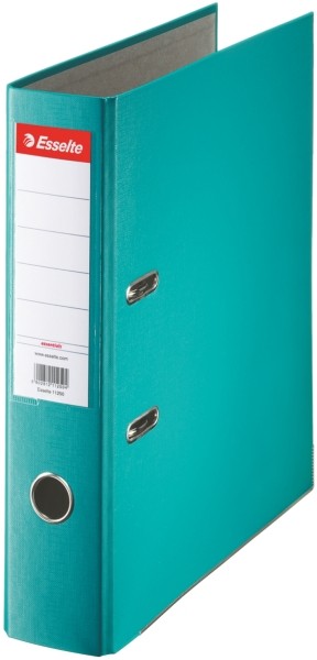 Segregator Esselte A4, ekonomiczny A4 75 mm, turkusowy | biuroweokazje.pl | Wybierz hit!