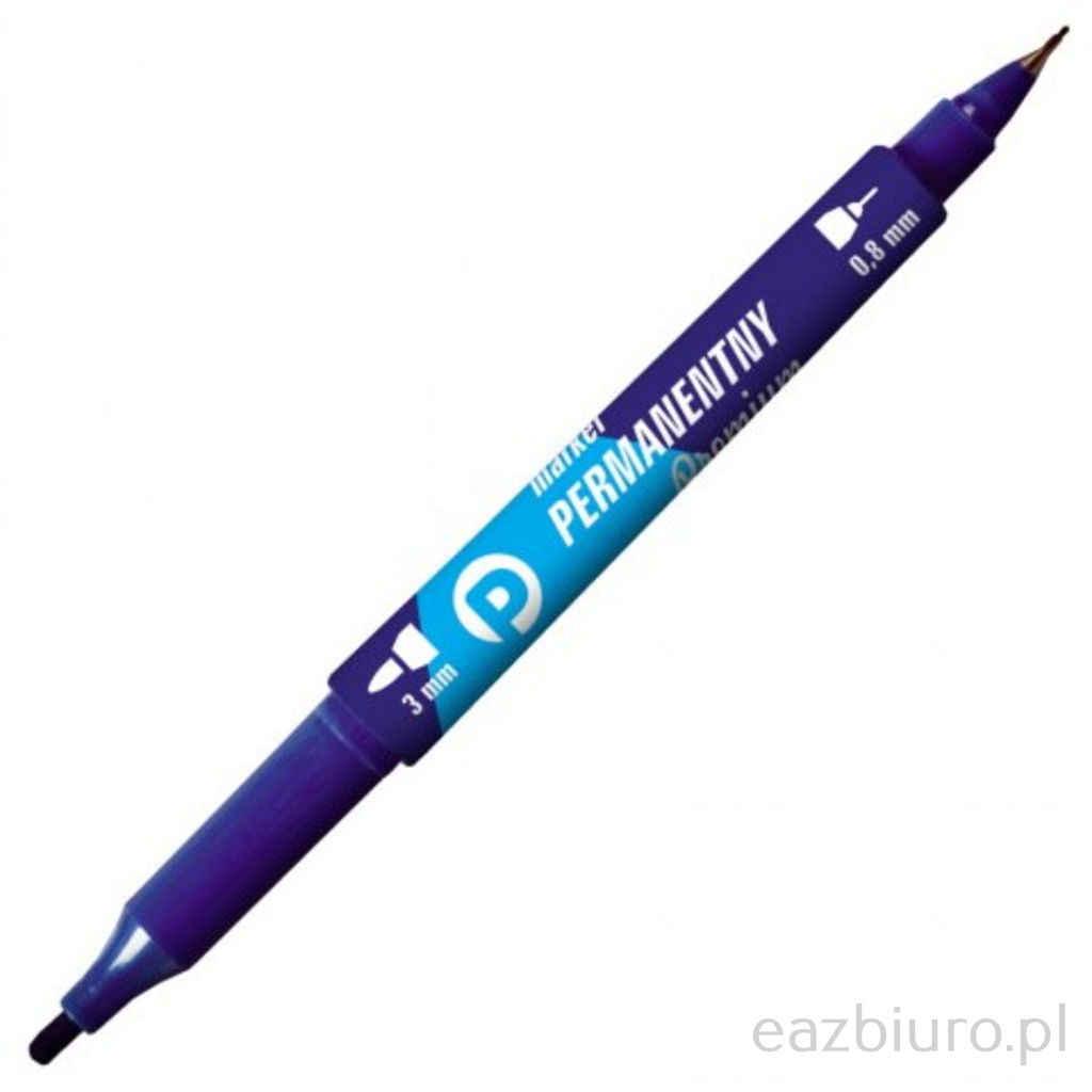 Foliopis Tetis km501 permanentny niebieski dwustronny 3/08 mm | biuroweokazje.pl | Kup już teraz!