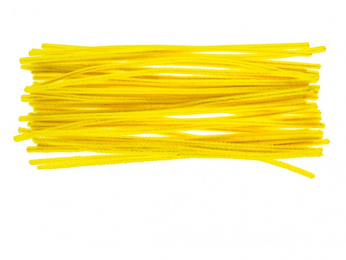 Druciki kreatywne Brewis żółty zestaw 40 sztuk | biuroweokazje.pl | Wybierz i kup!