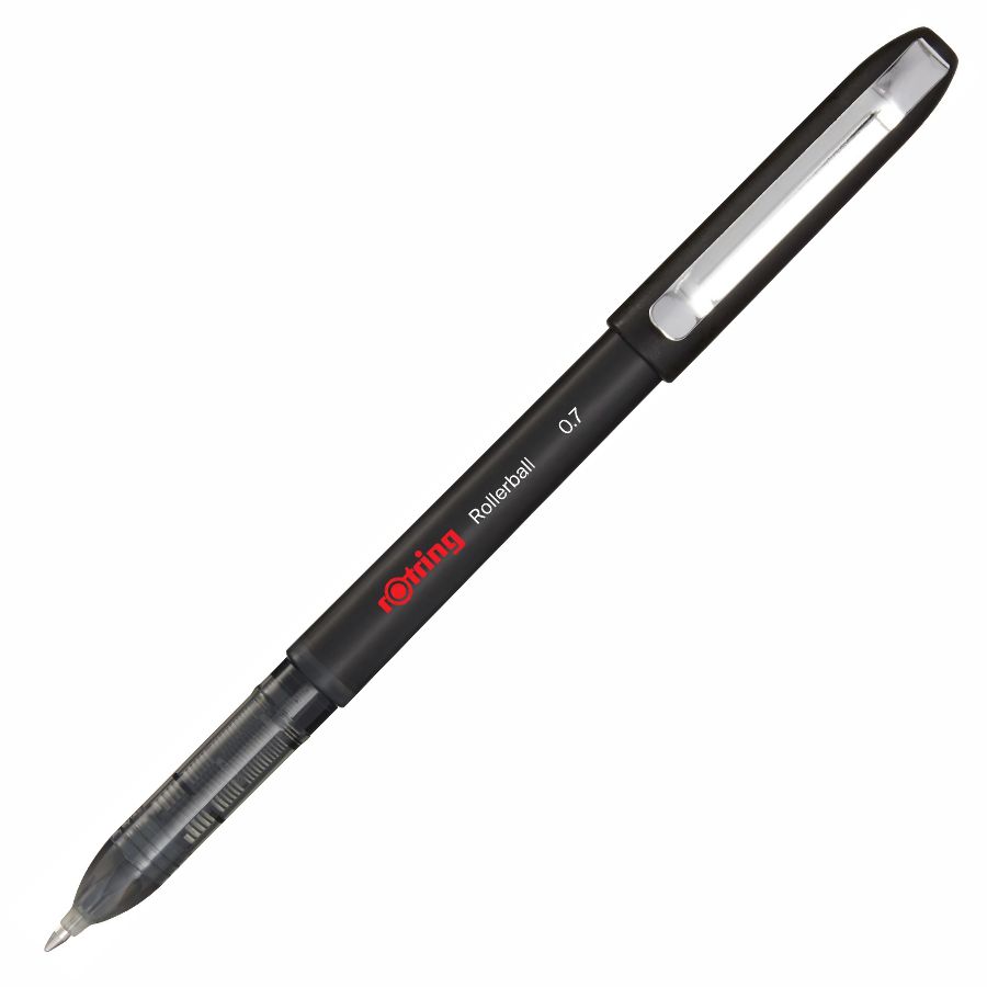 Pióro kulkowe Rotring Rollerball czarne 0,7 mm | biuroweokazje.pl | Kup z dostawą!