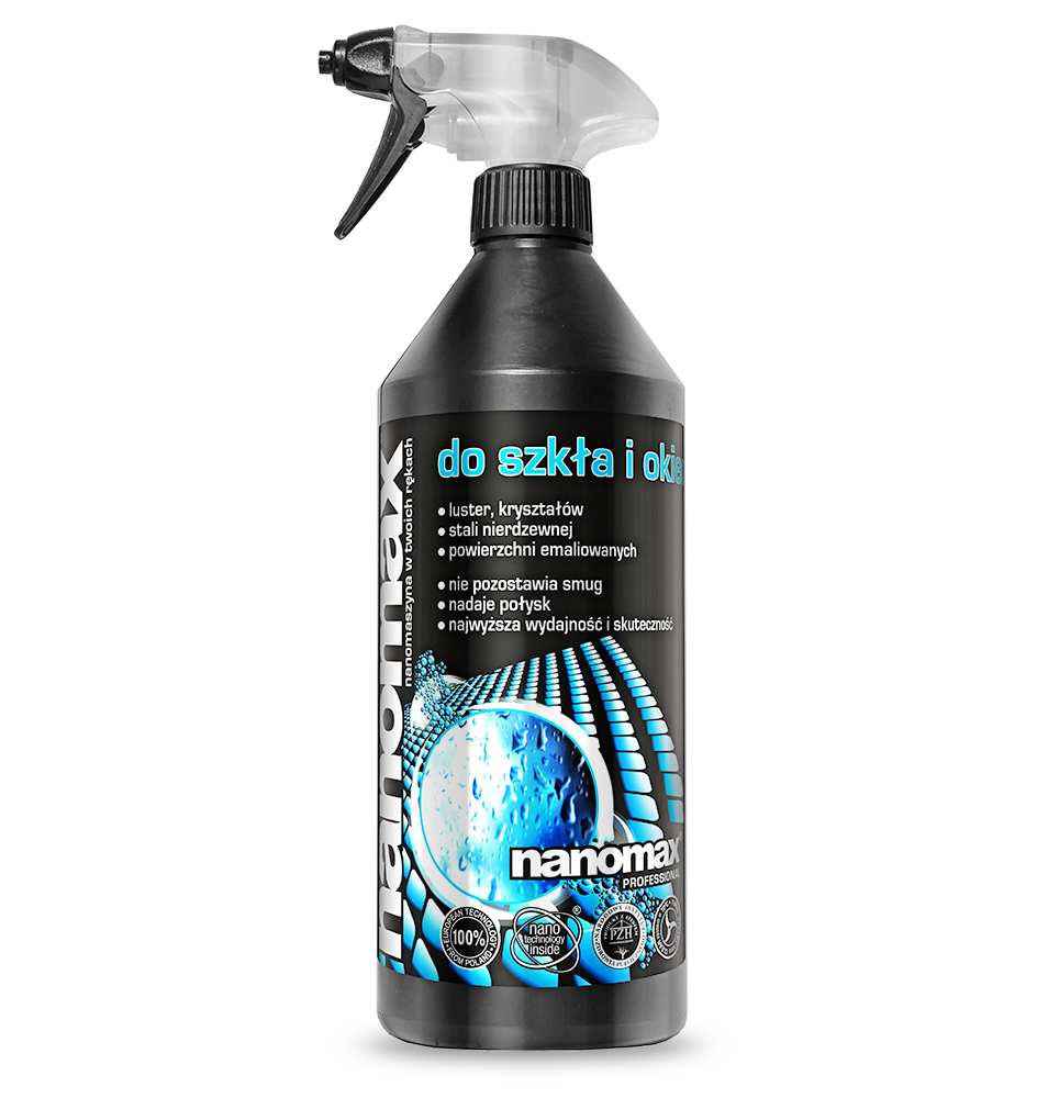 Nanomax do szkła i Okien 1 l do biura | biuroweokazje.pl | Zamów bezpiecznie!