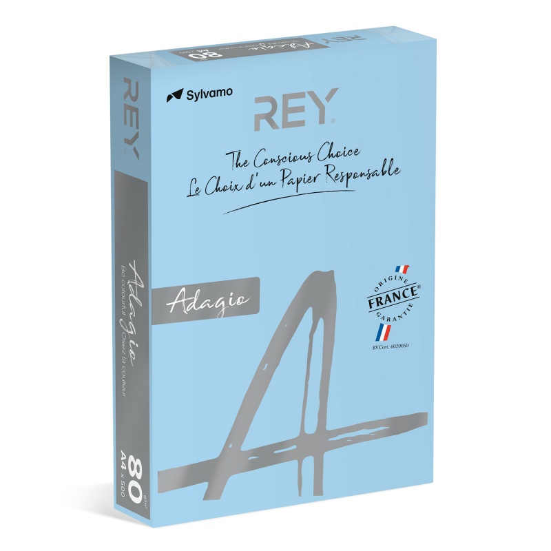 Papier ksero rey adagio, A4, 80gsm, 48 jniebieski vive bright *ryad A080 x 421 r200, 500 | biuroweokazje.pl | Zamów teraz!